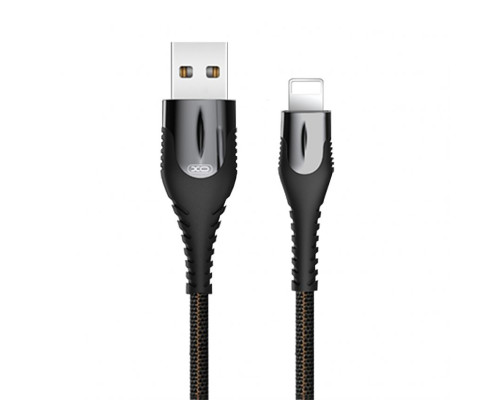 Кабель USB XO NB138 Lightning Quick Charge 2.4A black