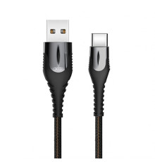 Кабель USB XO NB138 Type-C Quick Charge 2.4A black
