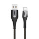 Кабель USB XO NB138 Type-C Quick Charge 2.4A black TPS-2710000208099