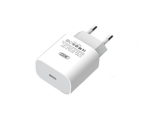 Мережевий зарядний пристрій (адаптер) XO L40 PD / 3A / 18W white TPS-2710000208518