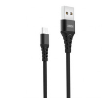 Кабель USB XO NB129 Micro 2.1A black TPS-2710000208136