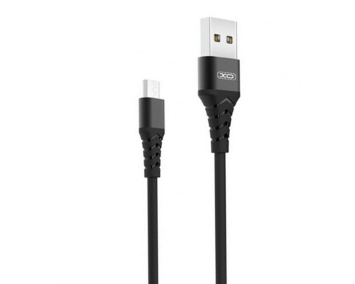 Кабель USB XO NB129 Micro 2.1A black