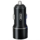 Автомобільний зарядний пристрій (адаптер) XO CC30 2USB / 2.4A / max 12W black