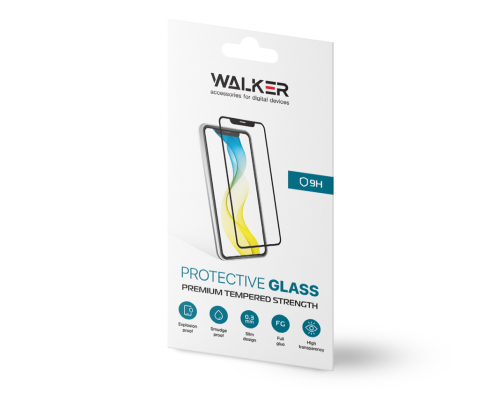 Захисне скло WALKER Full Glue для Samsung Galaxy A12/A125, A12/A127, A32 5G/A326, A04/A045, A04s/A047, A04 Core, Xiaomi Redmi 9 black TPS-2710000209973
