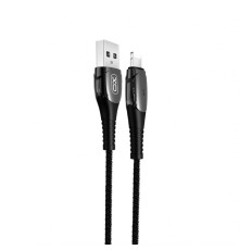 Кабель USB XO NB145 Lightning 2.4A black