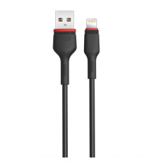 Кабель USB XO NB-P171 Lightning 2.4A black TPS-2710000208754