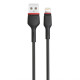 Кабель USB XO NB-P171 Lightning 2.4A black