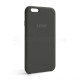 Чохол Original Silicone для Apple iPhone 6, 6s dark grey (15)