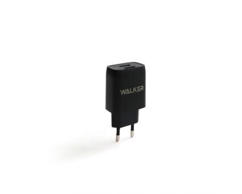 Мережевий зарядний пристрій (адаптер) WALKER WH-31 2USB / 2.1A black TPS-2710000210702