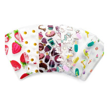 Чохол силіконовий Juicy Print для Apple iPhone 5, 5s, 5SE (Єдиноріг) прозорий