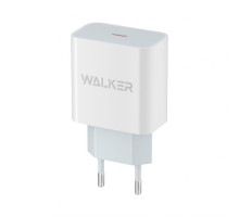 Мережевий зарядний пристрій (адаптер) WALKER WH-39 PD / 3A / 20W white TPS-2710000210726