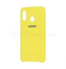 Чохол Original Silicone для Samsung Galaxy A30/A305 (2019) yellow (4)