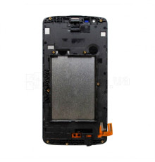 Дисплей (LCD) для LG K8 (2016) K350E, K350N, Phoenix 2 з тачскріном та рамкою black High Quality TPS-2710000178613