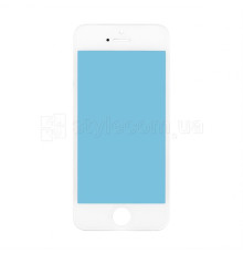 Скло для переклеювання для Apple iPhone 5s з рамкою без OCA-плівки white Original Quality TPS-2710000184096