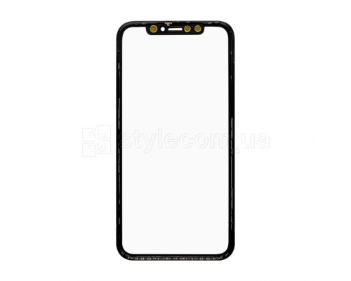 Скло для переклеювання для Apple iPhone Xr з рамкою без OCA-плівки black Original Quality TPS-2710000184140