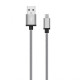 Кабель USB WALKER C510 Lightning silver TPS-2710000124986