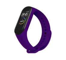 Ремінець для Xiaomi Mi Band 3, 4 Original Design dark violet / темно-фіолетовий