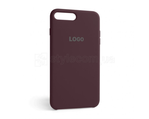 Чохол Original Silicone для Apple iPhone 7 Plus, 8 Plus maroon (42)