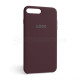 Чохол Original Silicone для Apple iPhone 7 Plus, 8 Plus maroon (42)