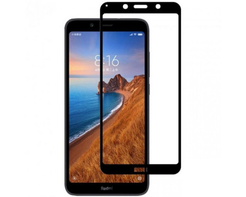 Захисне скло 11D для Xiaomi Redmi 7A black (тех.пак.) TPS-2710000179610