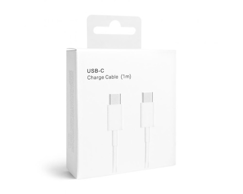 Кабель USB Type-C to Type-C 20W white High Original Quality carton box TPS-2710000209058 2710000209058