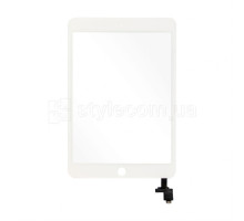 Тачскрін (сенсор) для Apple iPad Mini 3 (A1599, A1600, A1601) зі шлейфом white Original Quality TPS-2710000172024 2710000172024