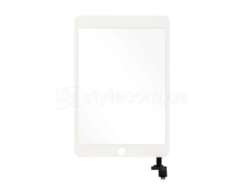 Тачскрін (сенсор) для Apple iPad Mini 3 (A1599, A1600, A1601) зі шлейфом white Original Quality TPS-2710000172024