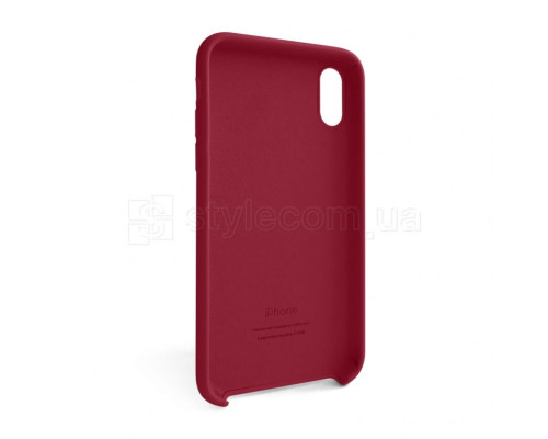 Чохол Original Silicone для Apple iPhone X, Xs rose red (37)