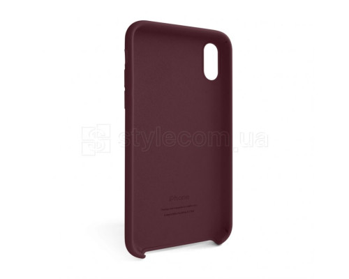 Чохол Original Silicone для Apple iPhone X, Xs maroon (42)