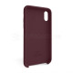 Чохол Original Silicone для Apple iPhone X, Xs maroon (42)