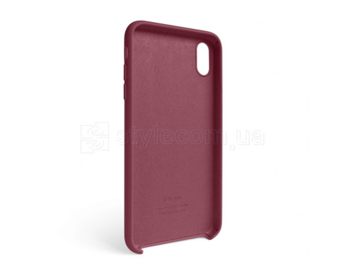 Чохол Original Silicone для Apple iPhone Xr maroon (42)