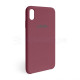 Чохол Original Silicone для Apple iPhone Xr maroon (42)