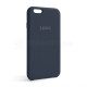 Чохол Original Silicone для Apple iPhone 6, 6s dark blue (08)