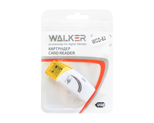 Кардрідер WALKER WCD-53 15в1 microSD