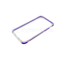 Чохол силіконовий з кольоровою рамкою для Apple iPhone 6, 6s violet/transp TPS-2710000177104