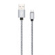 Кабель USB WALKER C520 Micro white/black TPS-2710000124870