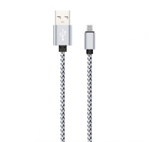 Кабель USB WALKER C520 Lightning white/black TPS-2710000124917