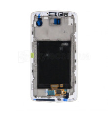 Дисплей (LCD) для LG Optimus G3 D855, D858, D859 з тачскріном та рамкою white Original Quality TPS-2701823100004