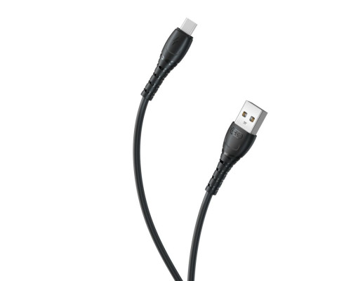 Кабель USB XO NB-Q165 Type-C Quick Charge 3A black TPS-2710000212041