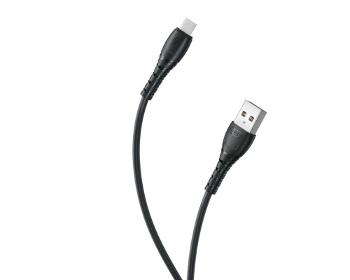 Кабель USB XO NB-Q165 Type-C Quick Charge 3A black