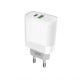 Мережевий зарядний пристрій (адаптер) XO L64 PD / QC3.0 / 3A / 18W white TPS-2710000212065