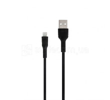 Кабель USB Lightning круглий тканинний black (тех.пак.) TPS-2710000176879