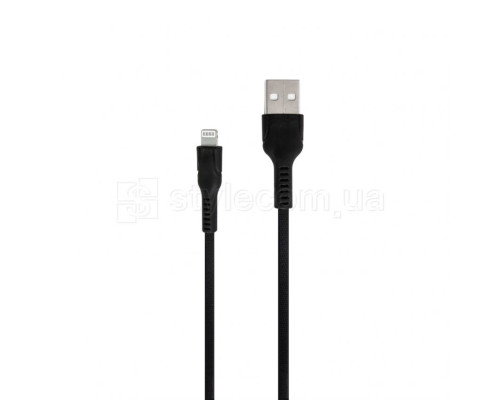 Кабель USB Lightning круглий тканинний black (тех.пак.) TPS-2710000176879