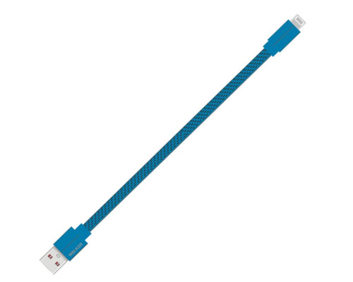 Кабель USB WALKER C755 Lightning короткий blue TPS-2710000176961