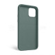 Чохол Full Silicone Case для Apple iPhone 12, 12 Pro pine green (55) TPS-2710000205753