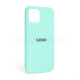 Чохол Full Silicone Case для Apple iPhone 12, 12 Pro sea blue (21)