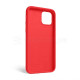 Чохол Full Silicone Case для Apple iPhone 12, 12 Pro red (14) TPS-2710000205760