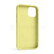 Чохол Full Silicone Case для Apple iPhone 12 mini mellow yellow (51) TPS-2710000205838