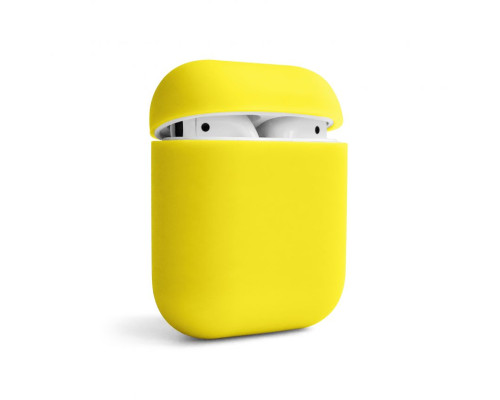 Чохол для AirPods Slim yellow / жовтий (14)