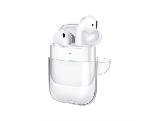 Чохол для AirPods plastic transparent / пластиковий прозорий TPS-2710000176343